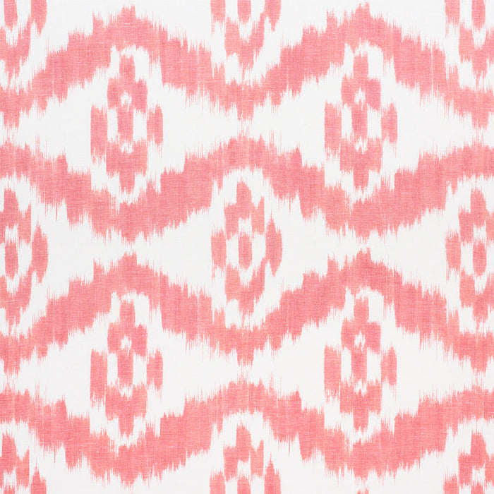 Schumacher Madaket Ikat Rose Fabric Sample 177822