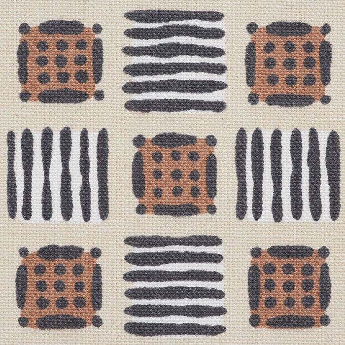 Schumacher Mottley Grid Wren Fabric 177860