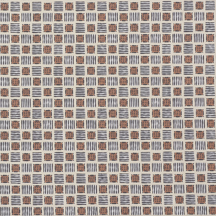 Schumacher Mottley Grid Wren Fabric 177860