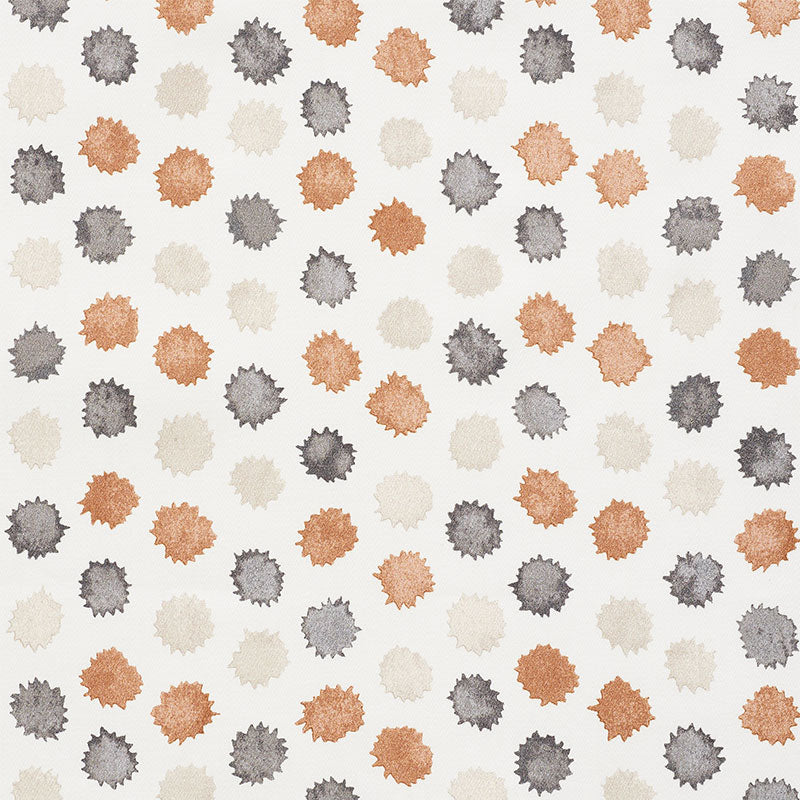 Schumacher Mini Bursts Neutral Fabric 177870