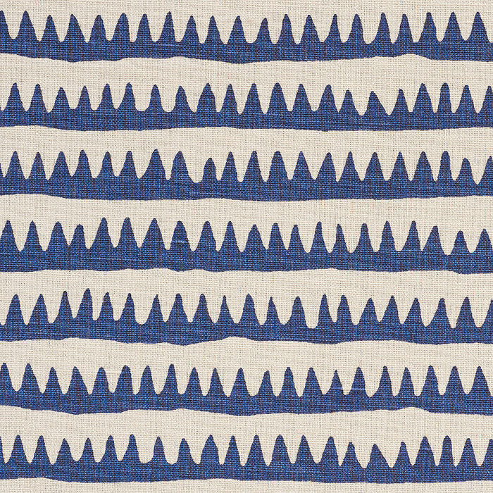 Schumacher Corfu Stripe Navy Fabric Sample 177970