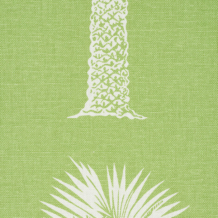 Schumacher Grand Palms Leaf Fabric Sample 178000