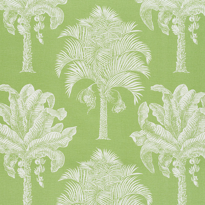 Schumacher Grand Palms Leaf Fabric 178000