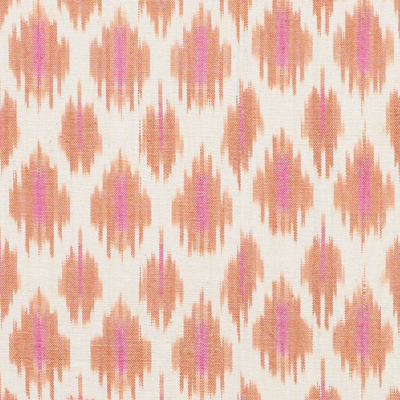 Schumacher Presidio Ikat Orange Fabric 178061