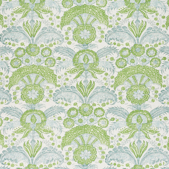 Schumacher Calicut Leaf Fabric Sample 178101