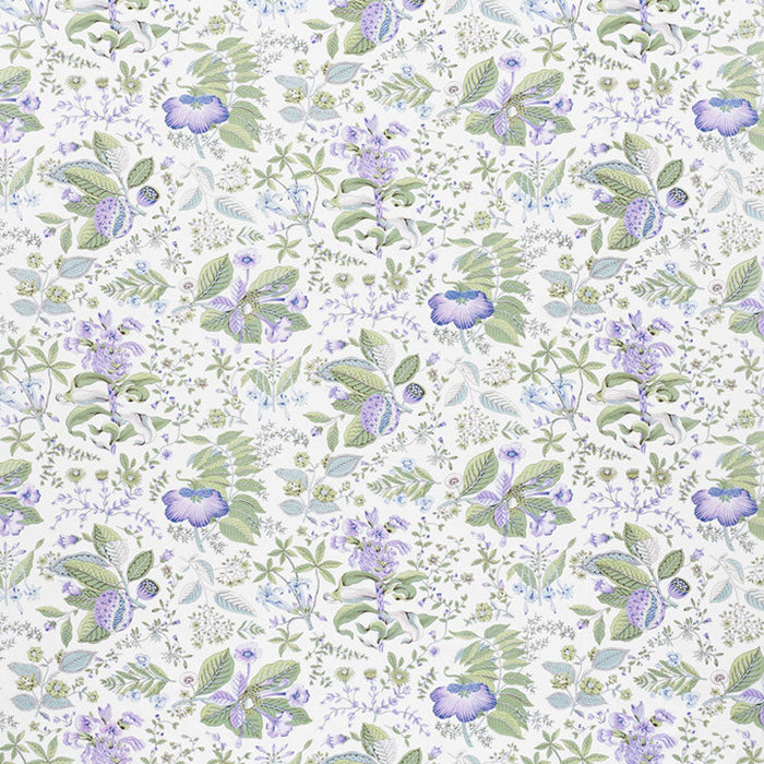 Schumacher Pomegranate Botanical Purple Fabric Sample 178120