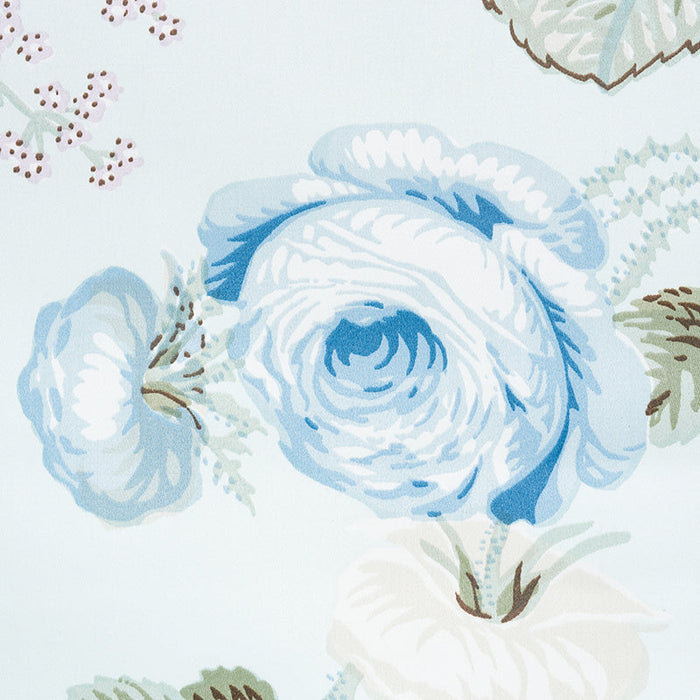 Schumacher Salisbury Chintz Celadon Fabric Sample 178150