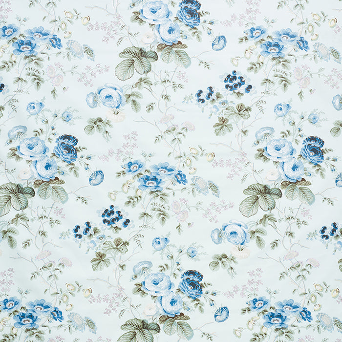 Schumacher Salisbury Chintz Celadon Fabric 178150