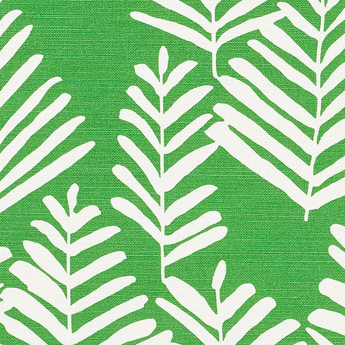 Schumacher Fern Silhouette Green Fabric 178230