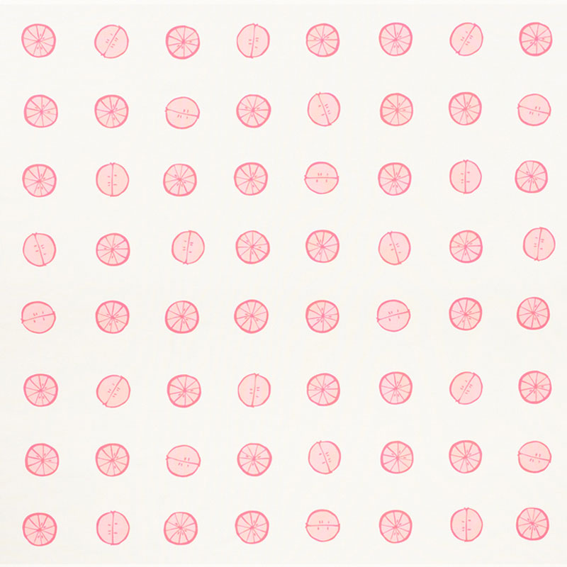 Schumacher Lemonade Grapefruit Fabric 178261