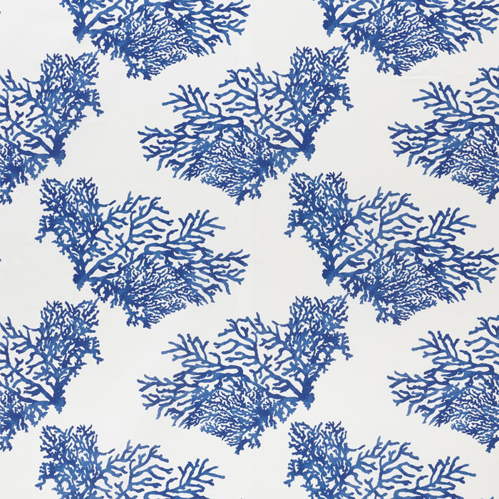 Schumacher Great Barrier Reef Ii Indigo Fabric 178290