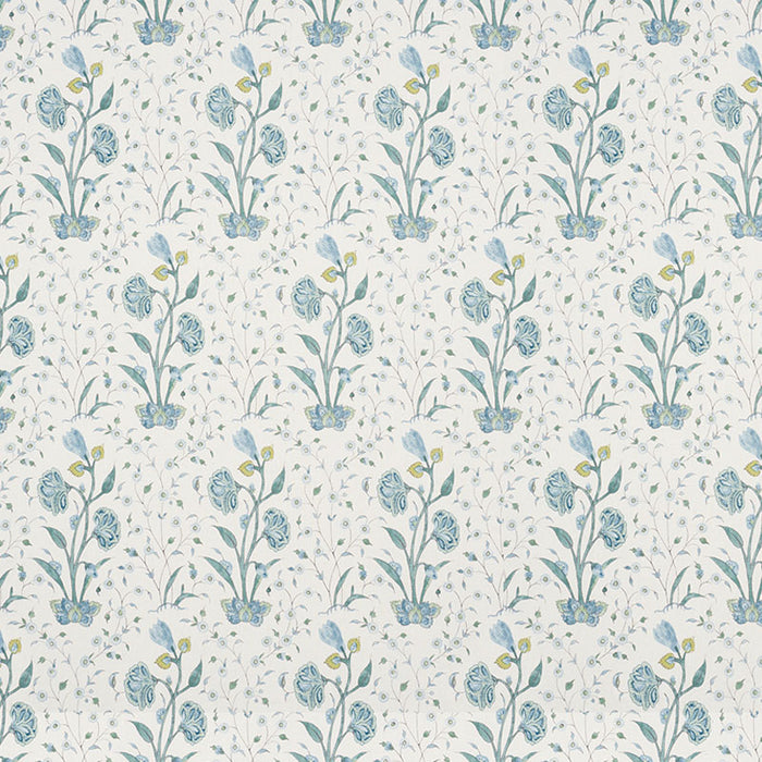 Schumacher Khilana Floral Peacock Fabric 178331