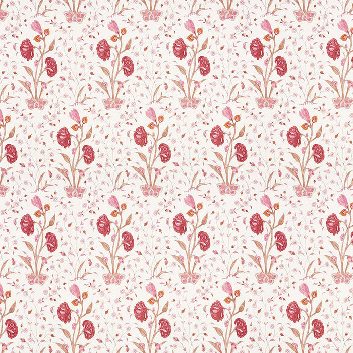 Schumacher Khilana Floral Rose Fabric Sample 178332