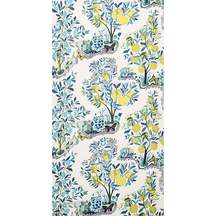 Schumacher Citrus Garden Sheer Pool Fabric 178351