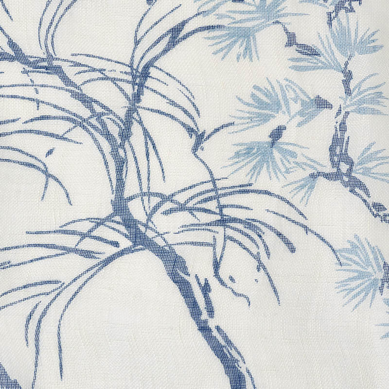 Schumacher Mori Sheer Porcelain Fabric 178360