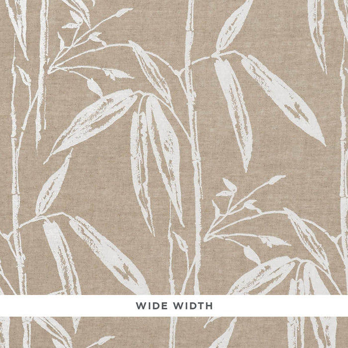 Schumacher Bamboo Garden Natural Fabric Sample 178380