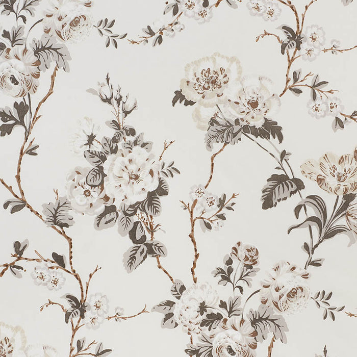 Schumacher Betty Chintz Charcoal Fabric 178401