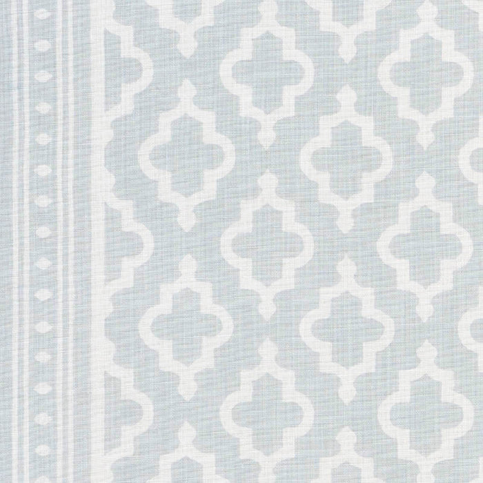 Schumacher Jake Orpington Blue Fabric Sample 178432