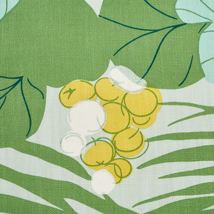 Schumacher Sea Grapes Palm Fabric Sample 178630