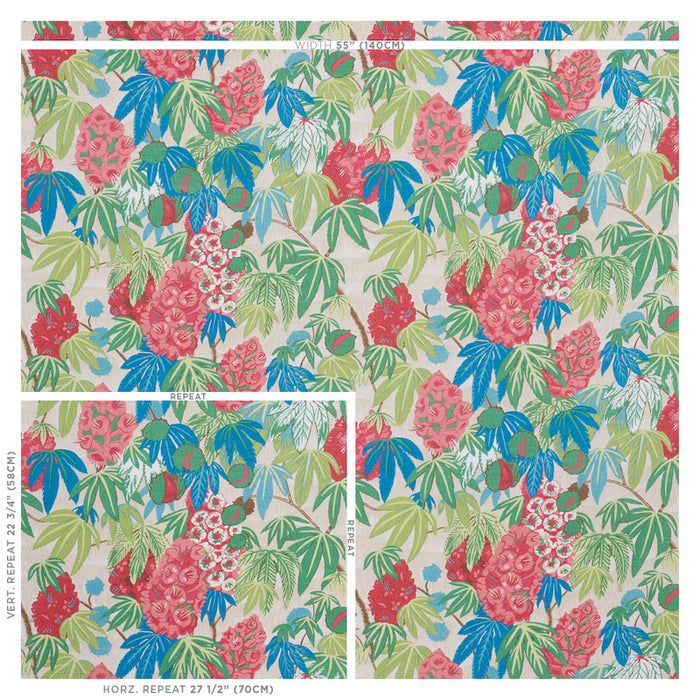 Schumacher Del Lungo Coral Fabric 178640