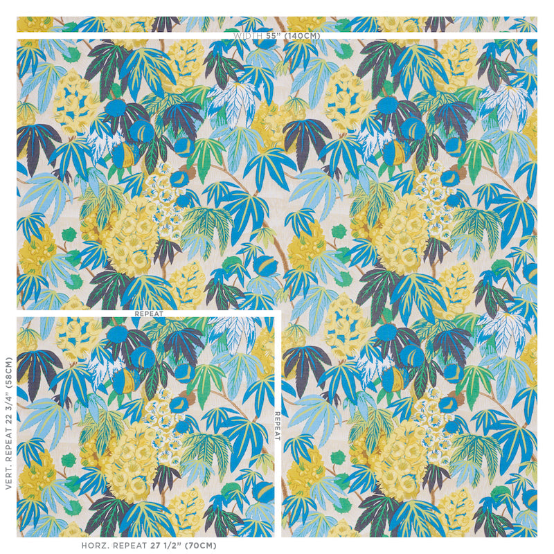 Schumacher Del Lungo Citron Fabric Sample 178641