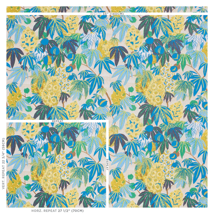 Schumacher Del Lungo Citron Fabric Sample 178641