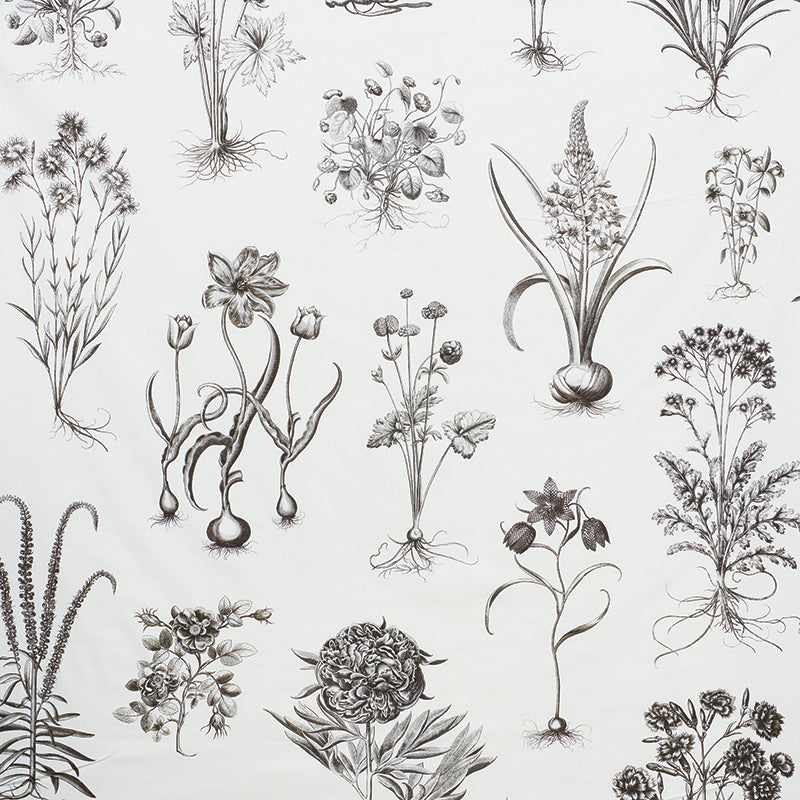 Schumacher Cabot Botanical Large Ivory Fabric 178740