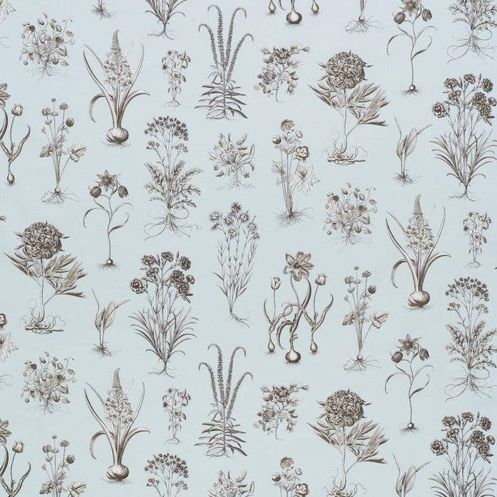 Schumacher Cabot Botanical Sky Fabric Sample 178750