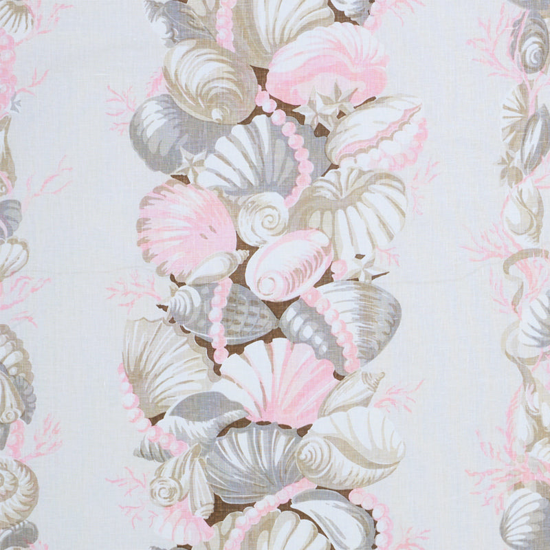 Schumacher Bedolina Chintz Pink & Natural Fabric 178781