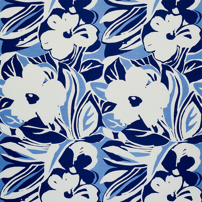 Schumacher Stevie Blue Fabric 178862