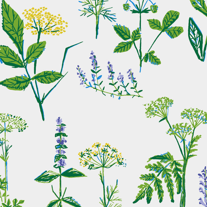 Schumacher Köksväxter Leaf Wallpaper 1789