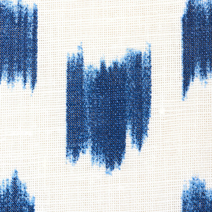 Schumacher Izmir Ikat Blue Fabric Sample 179010