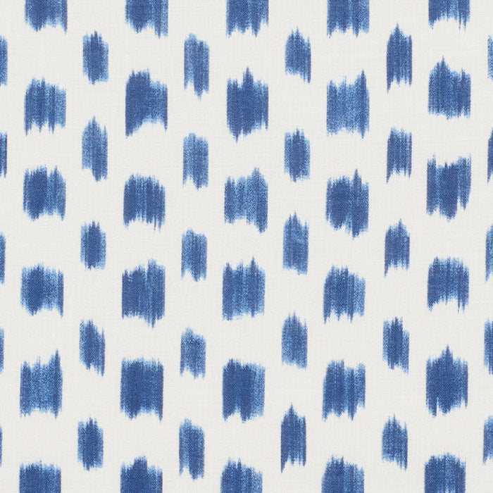 Schumacher Izmir Ikat Blue Fabric Sample 179010