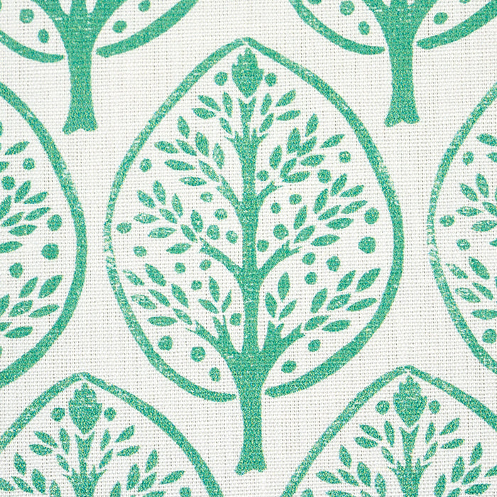 Schumacher Mini Burchetts Sea Glass Fabric Sample 179140