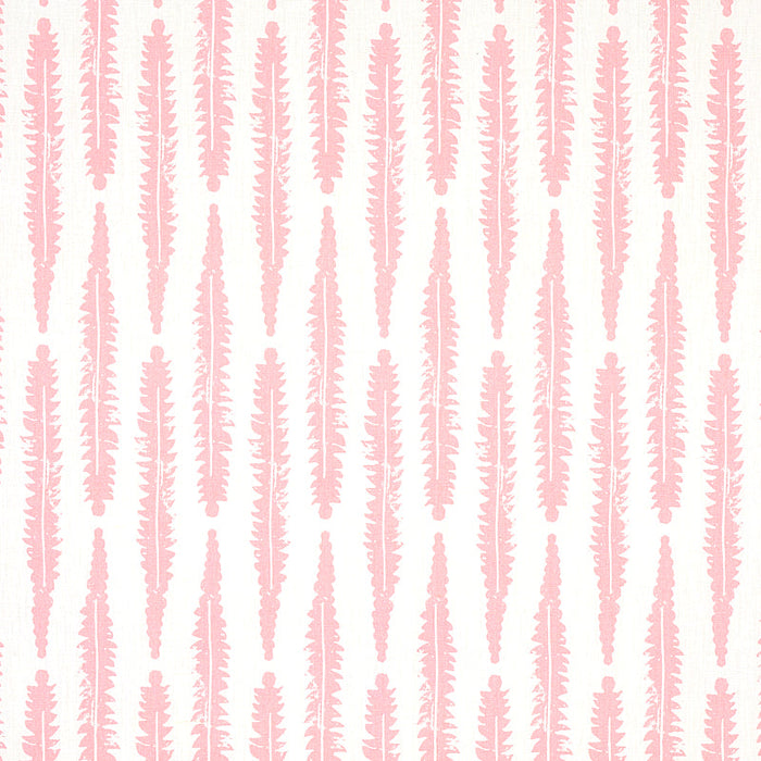 Schumacher Fern Pink Fabric Sample 179150