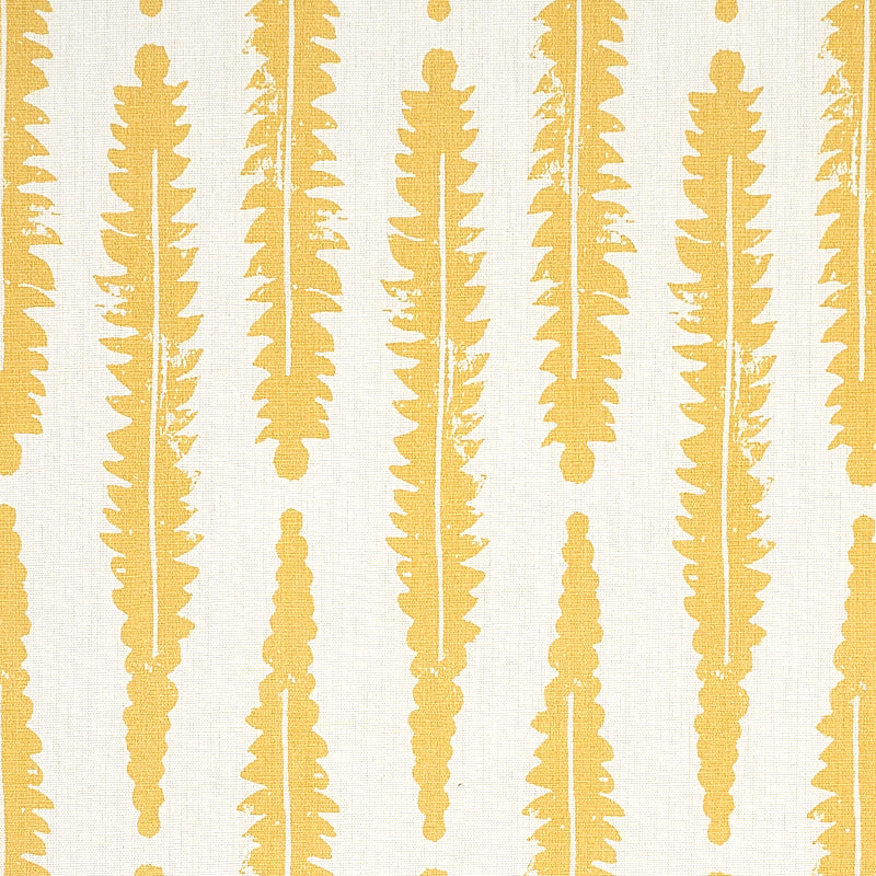 Schumacher Fern Mustard Fabric 179152