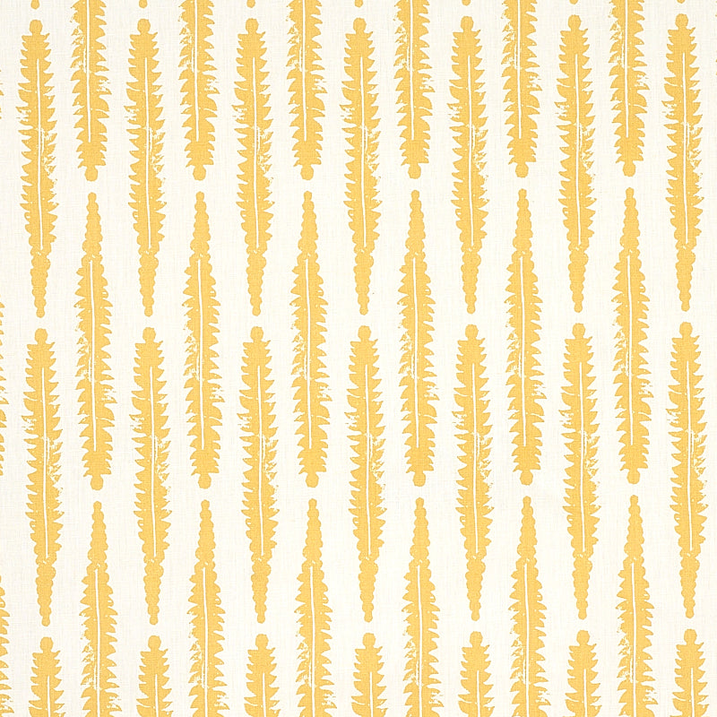 Schumacher Fern Mustard Fabric 179152