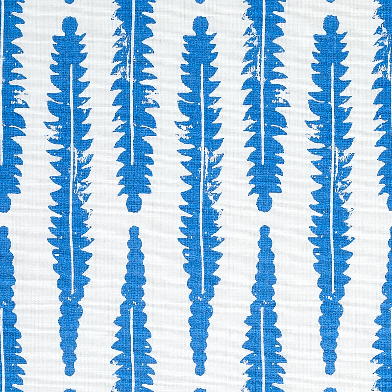 Schumacher Fern Blue Fabric 179153