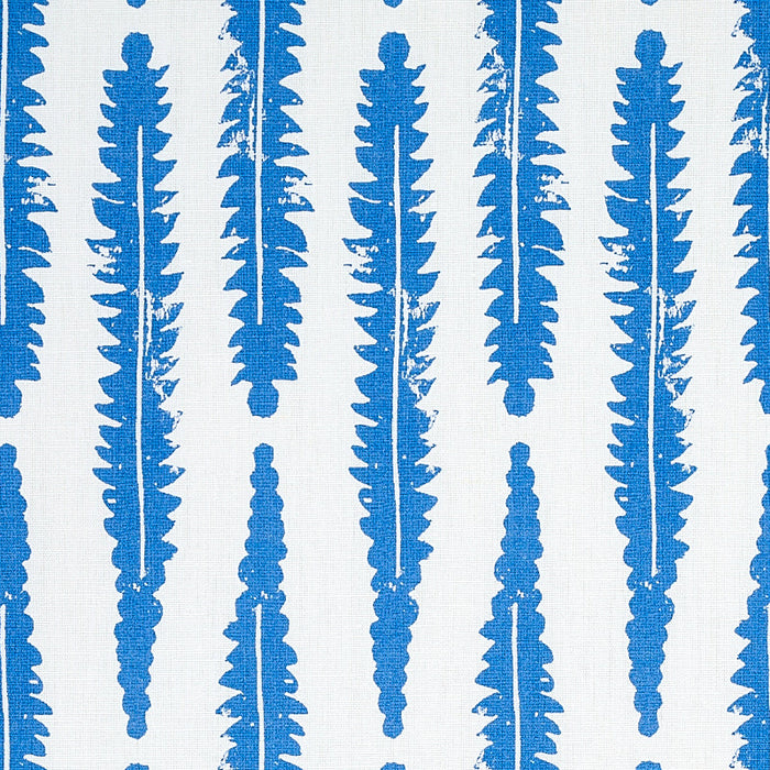 Schumacher Fern Blue Fabric Sample 179153