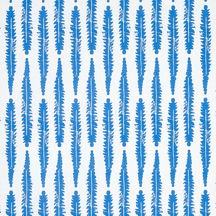 Schumacher Fern Blue Fabric 179153