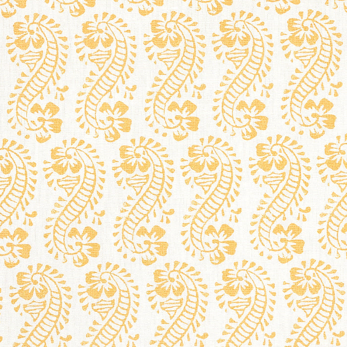 Schumacher Lani Gold Fabric Sample 179181