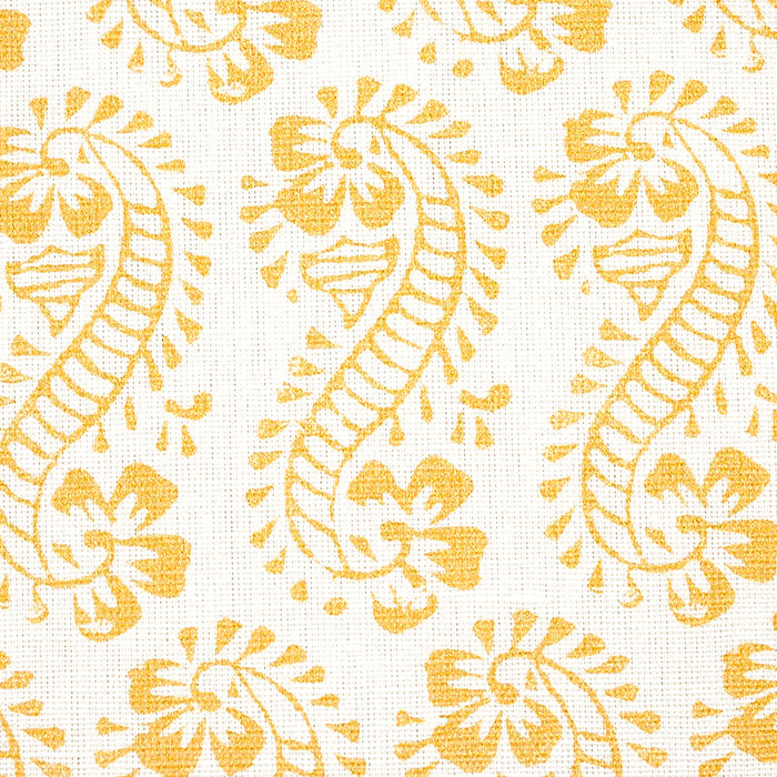 Schumacher Lani Gold Fabric Sample 179181