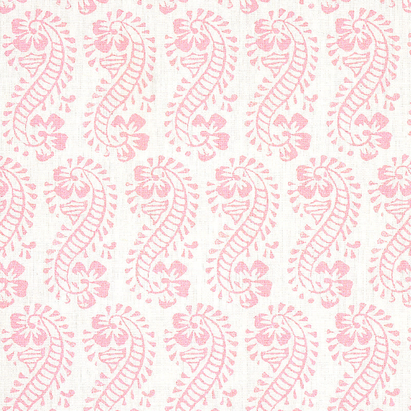 Schumacher Lani Pink Fabric Sample 179182