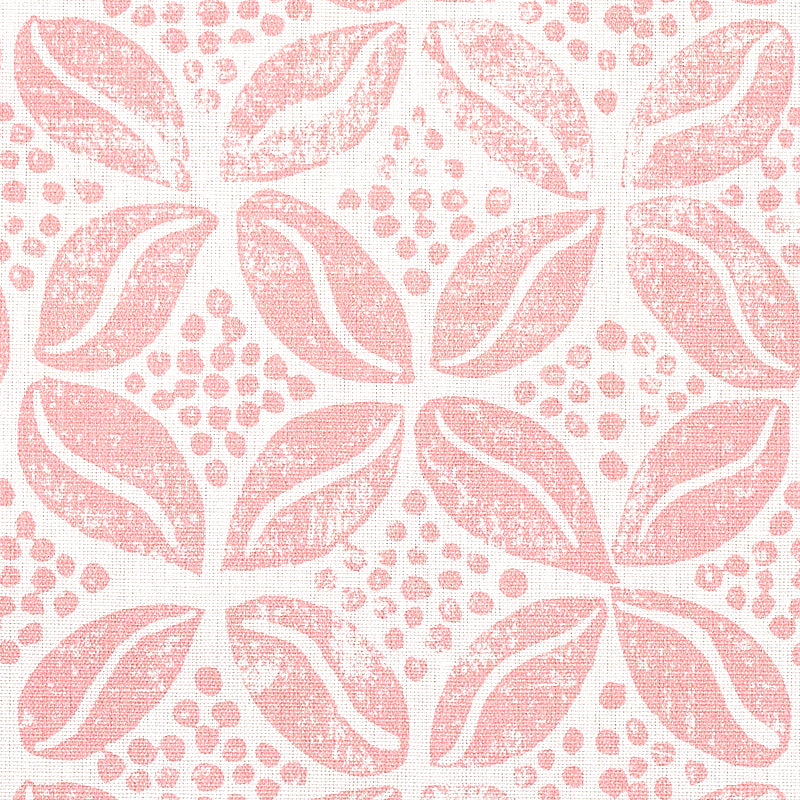 Schumacher Coffee Bean Pink Fabric 179200