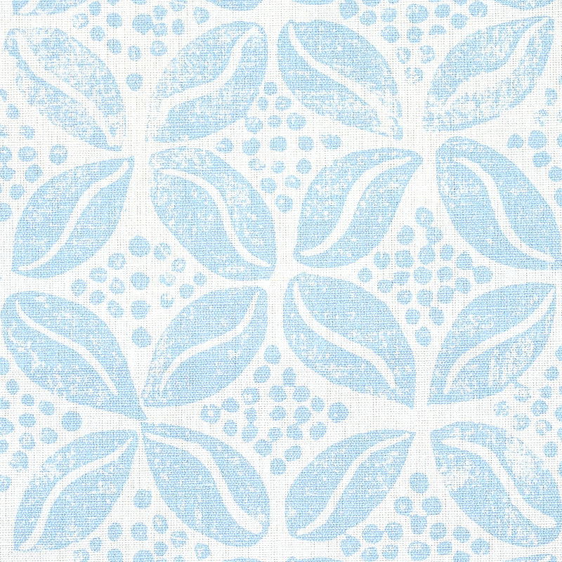 Schumacher Coffee Bean Sky Fabric Sample 179201