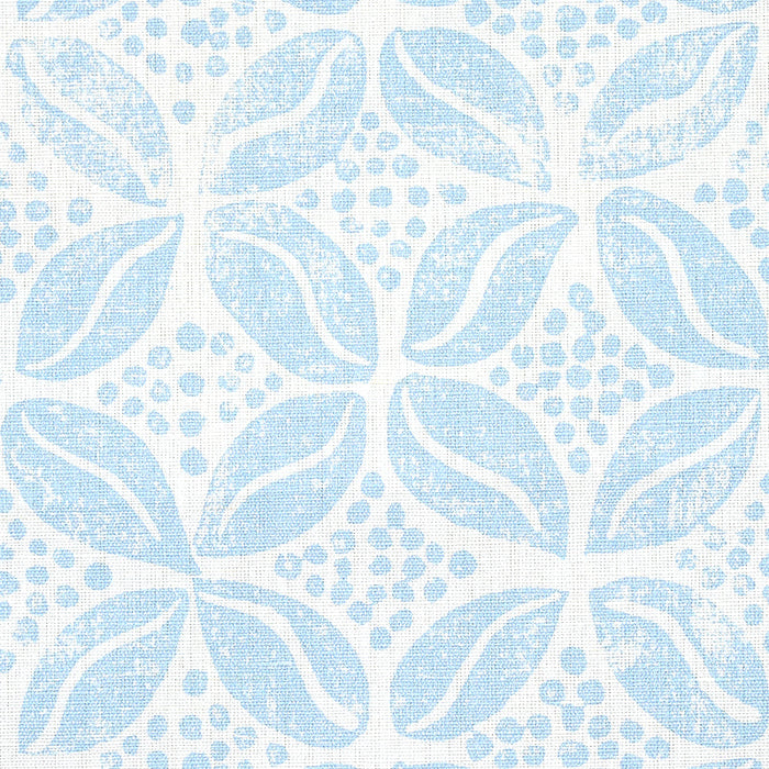 Schumacher Coffee Bean Sky Fabric Sample 179201