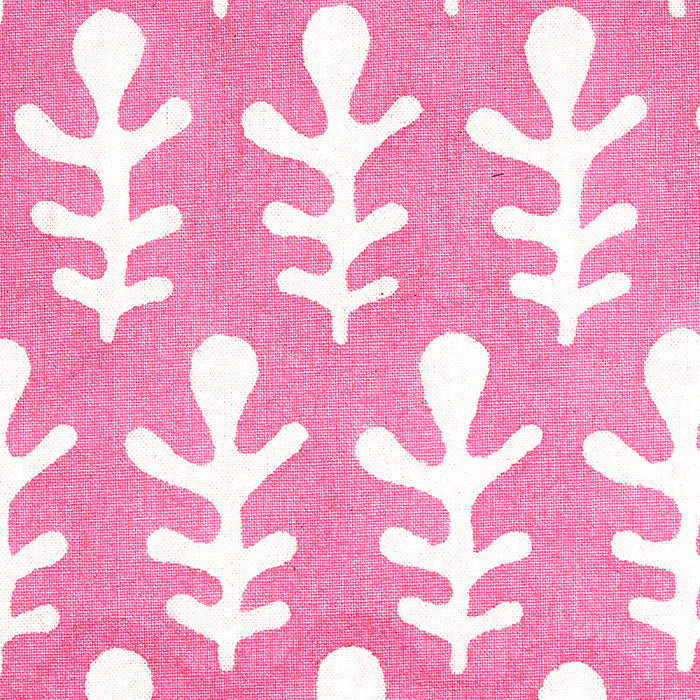 Schumacher Bagru Pink Fabric Sample 179240