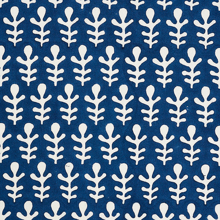 Schumacher Bagru Dark Blue Fabric Sample 179241