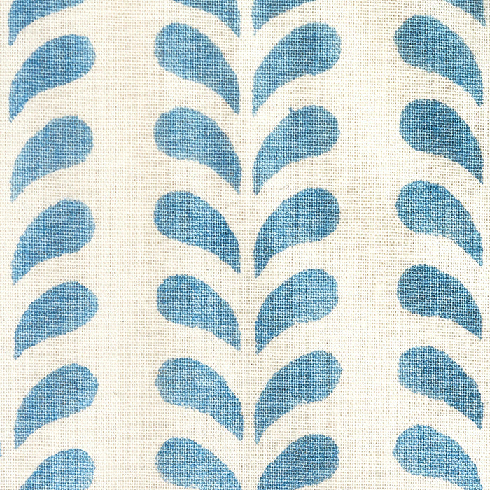 Schumacher Bindi Blue Fabric Sample 179270