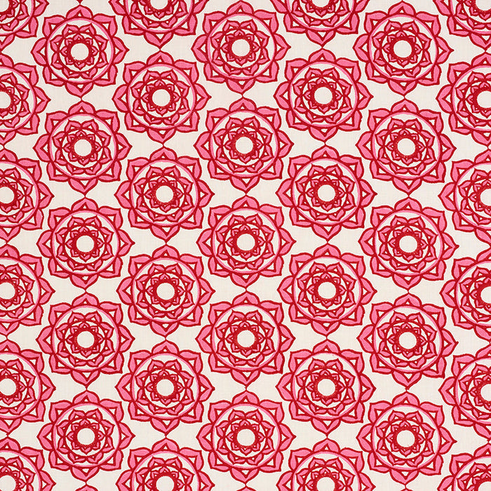 Schumacher Rose Pink Fabric Sample 179291